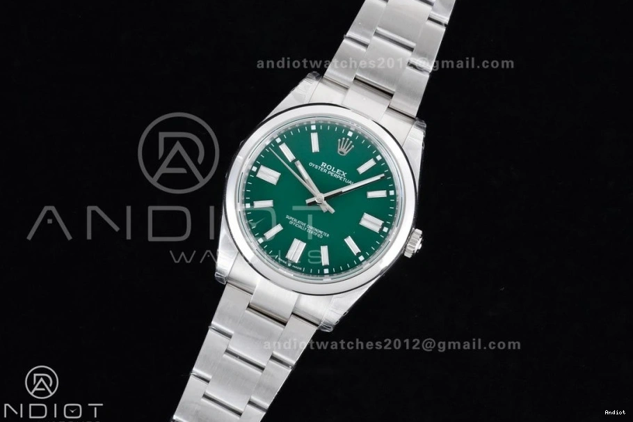 Green Perpetual 1:1 Dial V2 DD3230 41mm Best 904L Oyster Steel VSF Edition 124300 0410